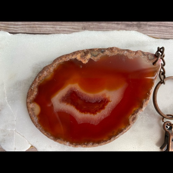 Red Agate Keychain ❤️ - Picture 5 of 5